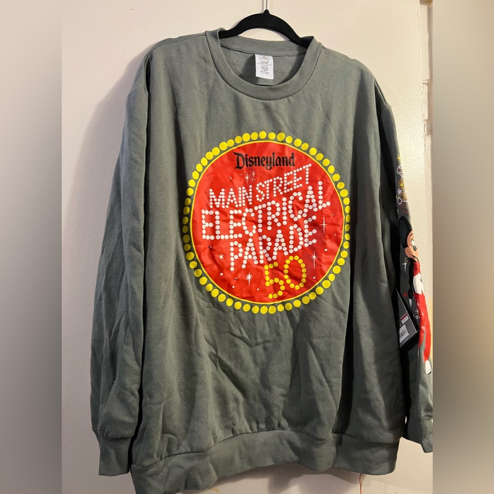 Disney Main Street electrical parade sweater LIGHTS UP